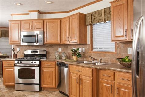 white oak cabinets stainless steel appliances|kitchen colors with oak cabinets.